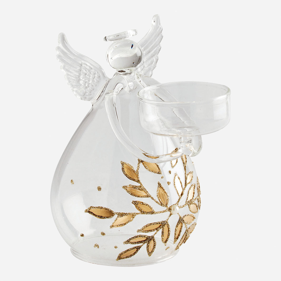 PORTE-BOUGIE ÉCLAT D'ANGE DE 3/4 - 8 x 12 cm