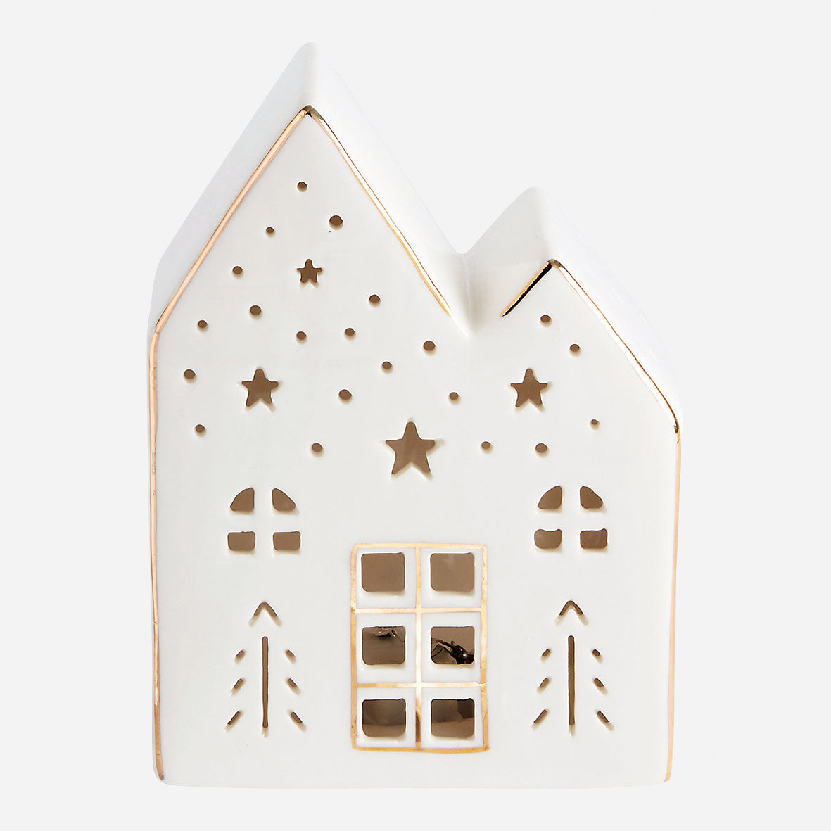 MAISON DÉCORATIVE DE FACE - PM : 8,6 x 11,5 x 5,8 cm