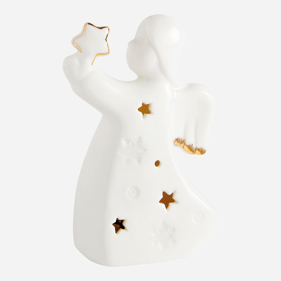 ANGE DÉCORATIF AVEC ÉTOILE DE 3/4 - MM : 7,9 x 11,9 x 5,2 cm